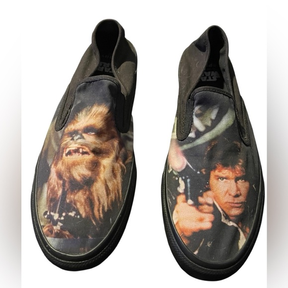 Sperry Slip On Star Wars Collectible Shoes Han Solo Chewbacca - Picture 1 of 4